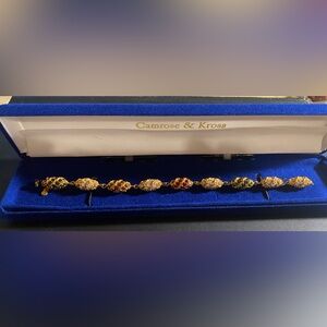 Camrose & Kross Gold-tone Jacqueline Kennedy Royal Egg Bracelet